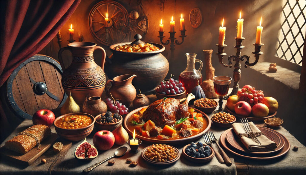 Así se comía en la Edad Media: ¡Platos, sabores y secretos que te dejarán sin palabras! 1 comida medieval en España