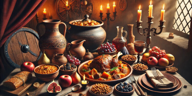 Así se comía en la Edad Media: ¡Platos, sabores y secretos que te dejarán sin palabras! 1 comida medieval en España