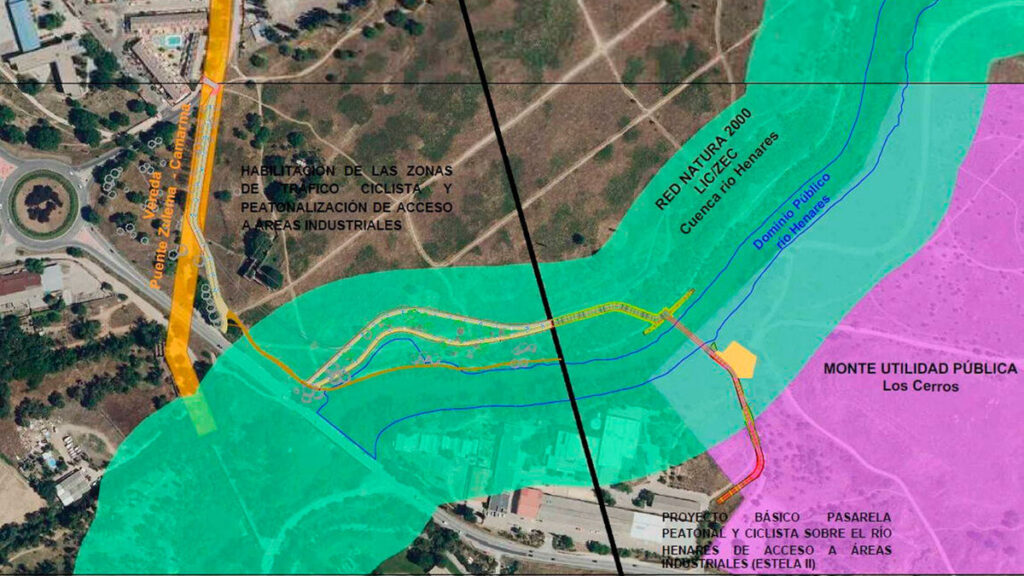 proyecto pasarela cerros del henares