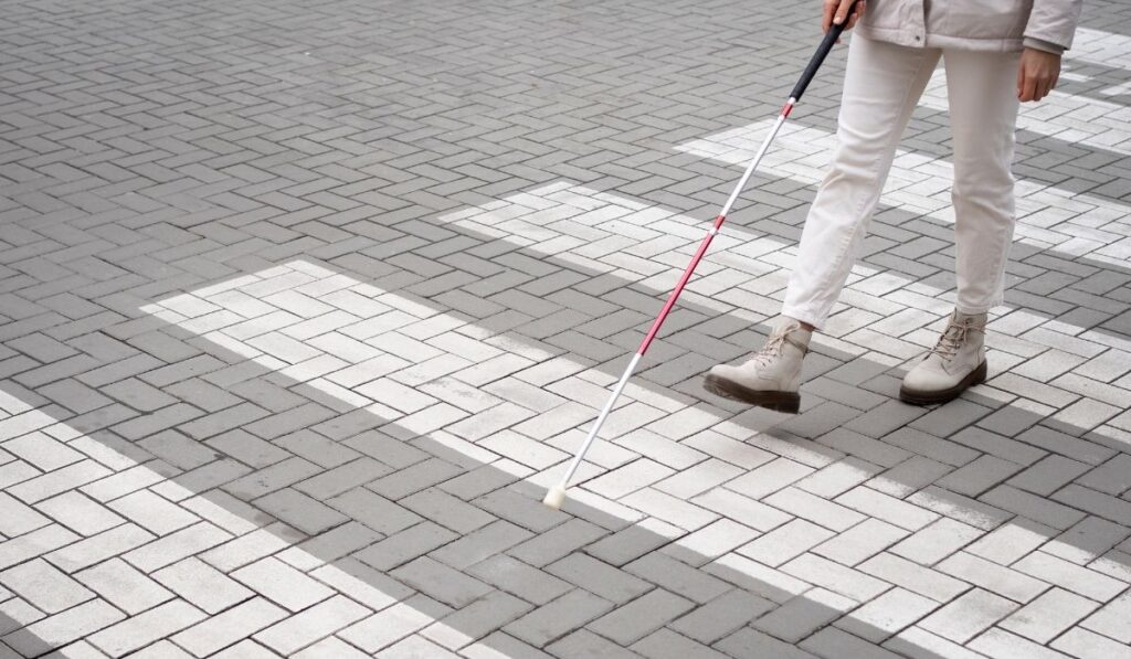 cruce persona discapacidad