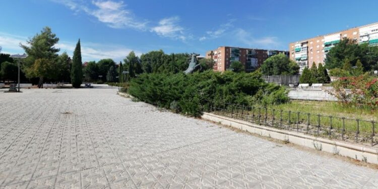 nueva iluminacion led parque sementales avenida del val