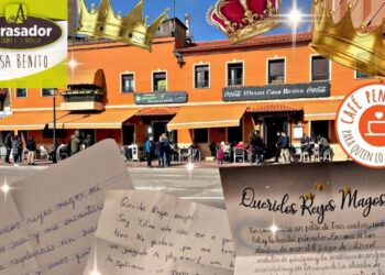 Café Pendiente organiza la tradicional visita de Papá Noel y los Pajes Reales en el Restaurante Abrasador Casa Benito