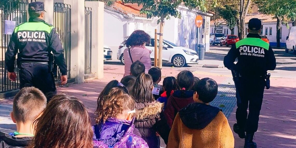 El colegio Juan de Austria protagoniza una nueva sesión del Programa de Educación Vial en Alcalá 1 educacion vial