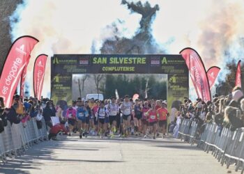 La participación cae un 50% en la primera edición municipal de la San Silvestre Complutense