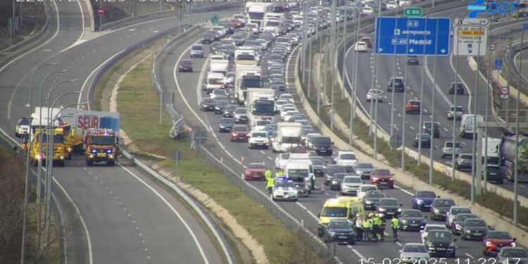 accidente camion seur a2