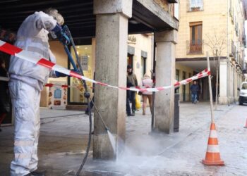 El Ayuntamiento retiró más de 9.500 pintadas y grafitis en la ciudad a lo largo de 2024
