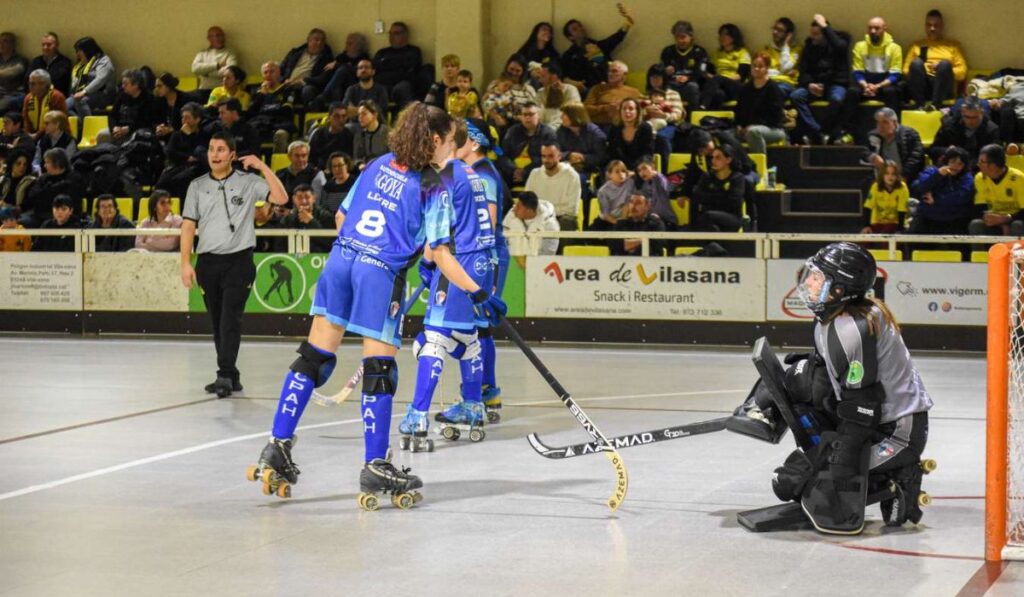 El Iman Serroukh Alcalá Hockey se deja el alma, pero el Vila-sana se impone 1 derrota guerreras alcala hockey