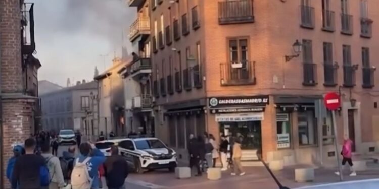 Imagen captada de un vídeo compartido por una vecina.