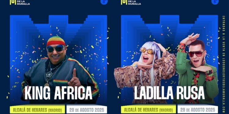 King África y Ladilla Rusa se suman a Los Conciertos de la Muralla 2025 1 king africa ladilla rusa