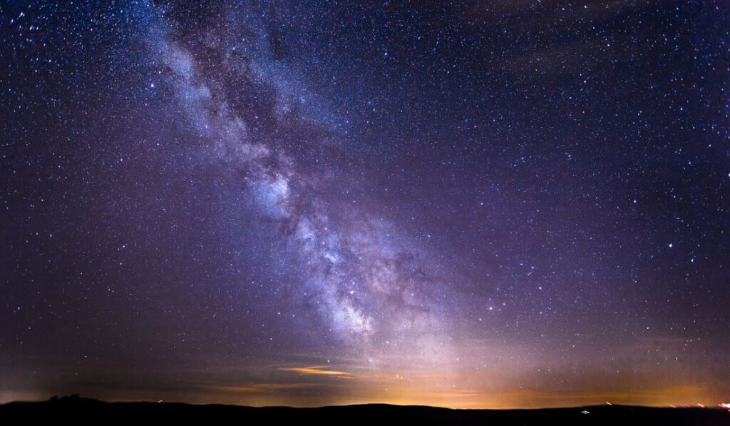 cielo con estrellas