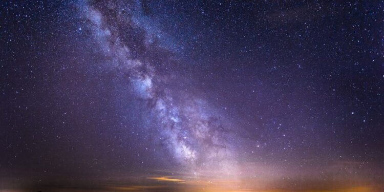 cielo con estrellas