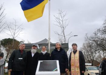 La comunidad ucraniana en Alcalá rinde homenaje a Taras Shevchenko en un acto cargado de simbolismo