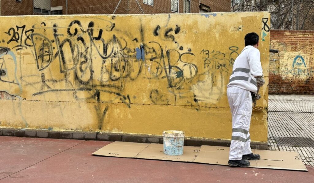 limpieza grafitis distrito II