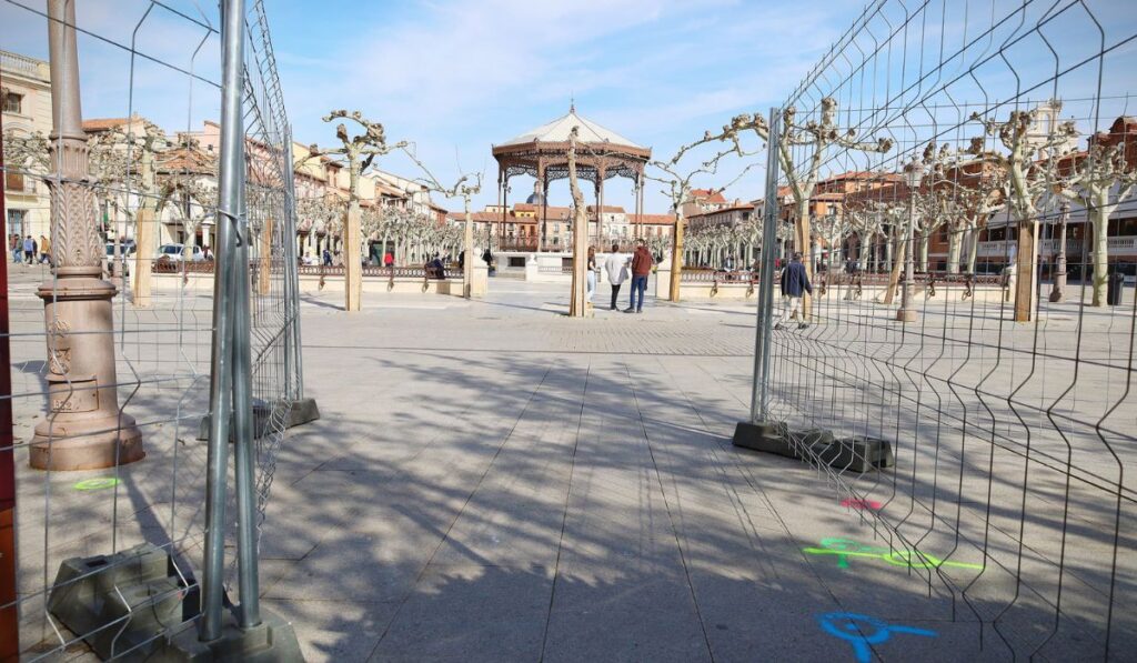 obras plaza cervantes