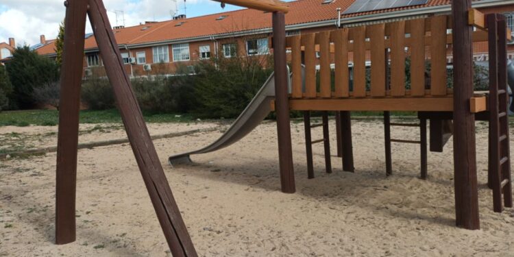 parque de madera de Espartales