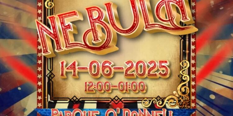 El Nebula 2025 se celebrará el 14 de junio en el Parque O'Donnell 1 Nebula 2025