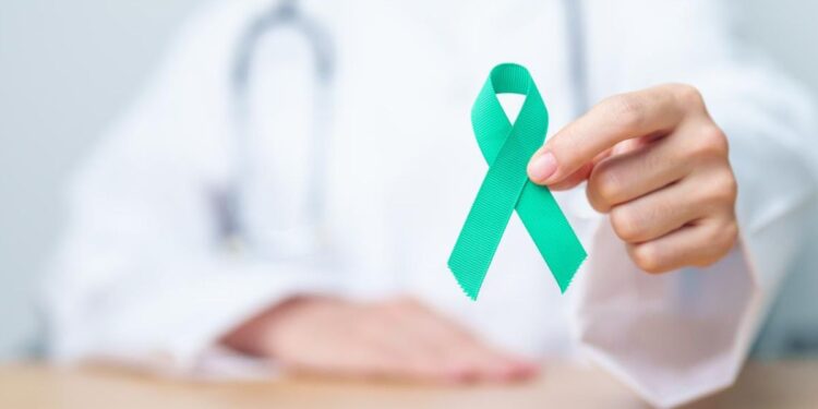 Simbolo lucha contra el cancer