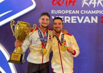 Alejandro Galán y Raúl Martín llevan a Alcalá a lo más alto del kárate europeo