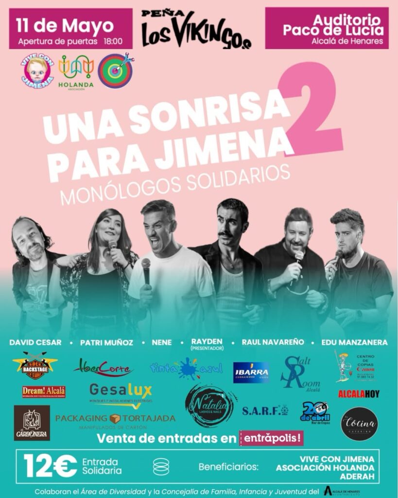 cartel gala una sonrisa por jimena