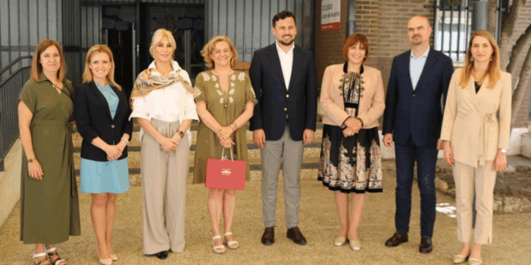 delegacion rumania ceip Juan de Austria