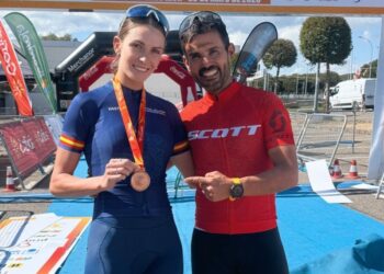 La alcalaína Leticia Arroyo logra el bronce en el Campeonato de España de ciclismo XCM