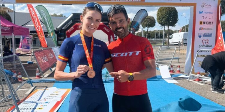 La alcalaína Leticia Arroyo logra el bronce en el Campeonato de España de ciclismo XCM 1 leticia arroyo
