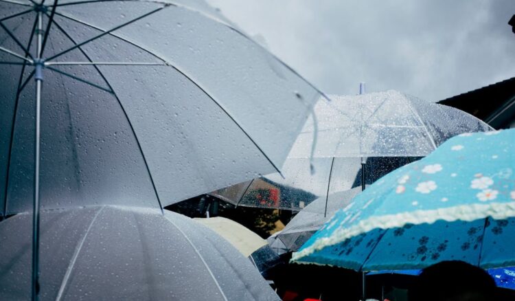 lluvia paraguas