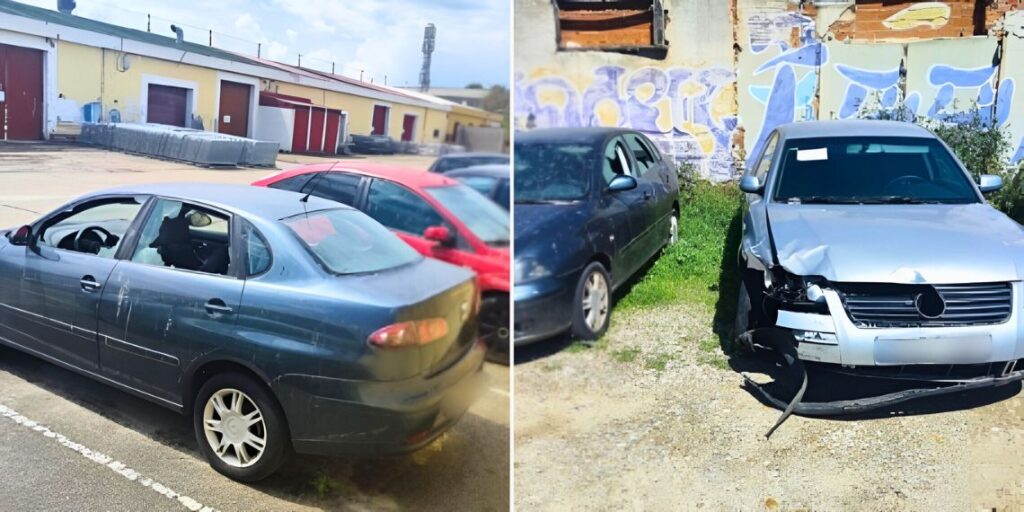 vehiculos abandonados