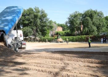 Avanzan las obras del nuevo aparcamiento en Reyes Católicos con 350 plazas y mejoras de accesibilidad