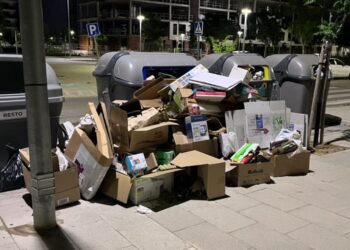 Una vecina del barrio de El Olivar traslada «una vez más» al Ayuntamiento su preocupación por el estado de limpieza en la zona