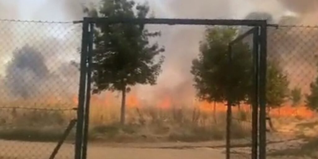 fuego incendio alcala