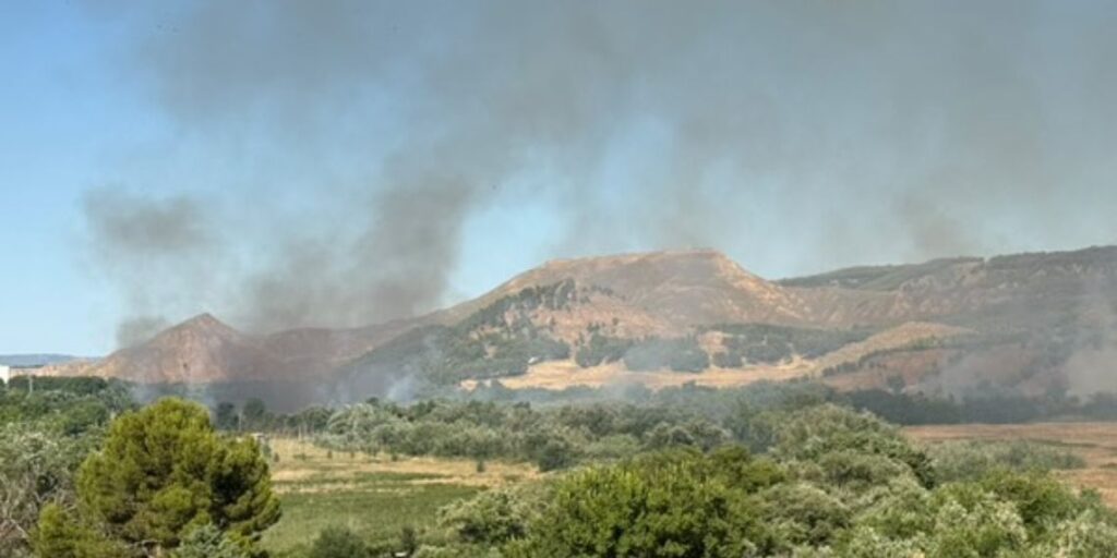incendio forestal alcala