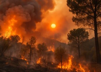 La acción humana está detrás del 97 % de los incendios forestales registrados este verano, según datos oficiales