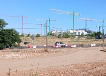 Así avanzan las obras de mejora en la Avenida de Camarma para conectar Las Sedas y El Olivar con Espartales Norte