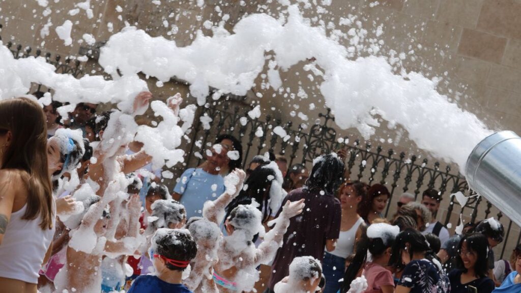 fiesta de la espuma
