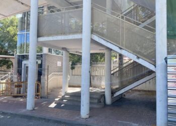 La pasarela de la estación junto a Plaza 11 de Marzo cerrará este viernes por obras de rehabilitación