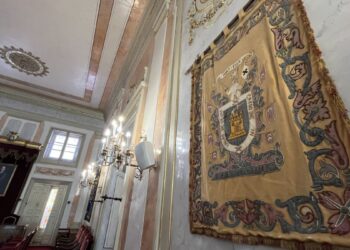 Reposteros de Cervantes, Cisneros y la Magistral serán restaurados y expuestos en el Salón de Plenos