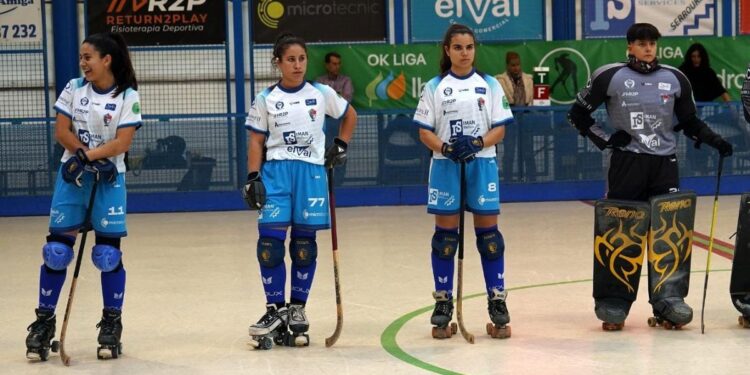 El Iman Serroukh Alcalá Hockey inicia la pretemporada con fichajes y mirada puesta en la OK Liga 1 Jugadoras del Iman Serroukh Alcalá Hockey durante un partido. / Imagen: Iman Serroukh Alcalá Hockey