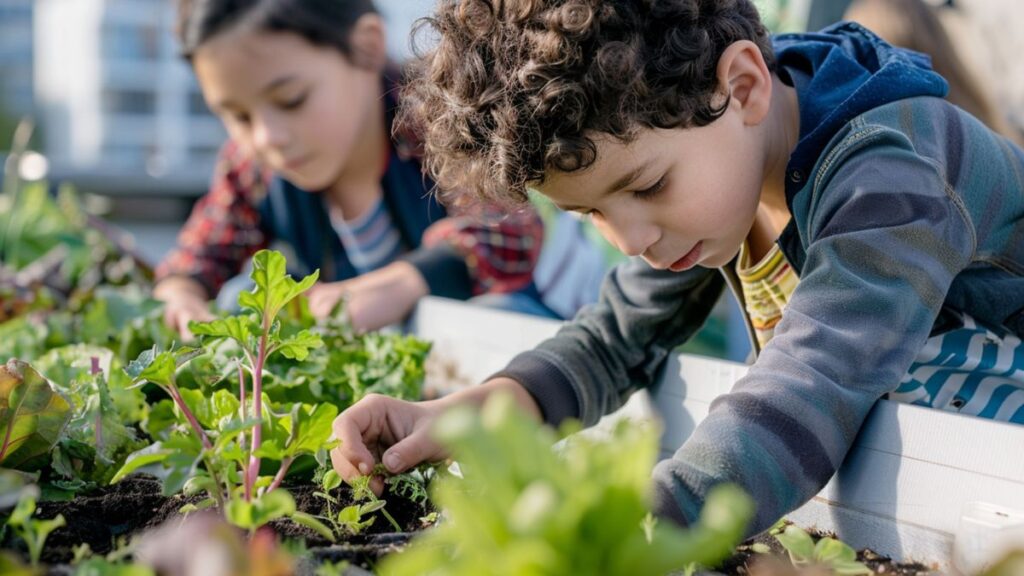 Los colegios e institutos contarán con un programa ambiental con talleres, rutas y actividades educativas 1 huerto ninos