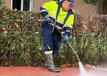 El Ayuntamiento refuerza las limpiezas intensivas en el Distrito II con baldeos, desbroces y retirada de voluminosos