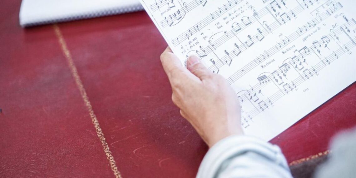 Partitura / Imagen: Comunidad de Madrid