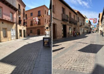 La retirada de terrazas en Ramón y Cajal por parte del Ayuntamiento durante el Mercado Cervantino genera malestar entre los hosteleros
