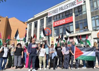 CCOO y UGT convocan paros de dos horas por turno y concentraciones por Palestina