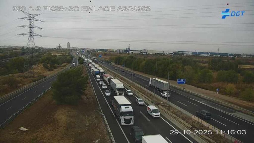 congestion trafico a2