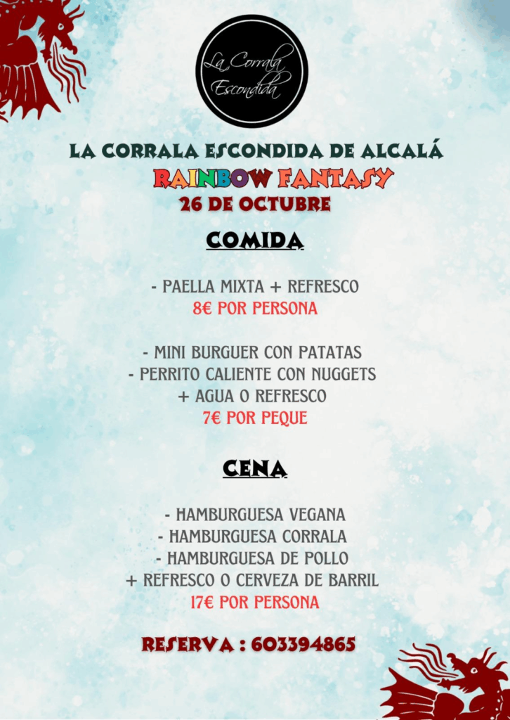 ‘Rainbow Fantasy’ llenará La Corrala Escondida con talleres, rol y vermú familiar el 26 de octubre 3 image 5