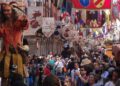 El pleno de Alcalá vota iniciar la solicitud para que la Semana Cervantina sea Fiesta de Interés Turístico Internacional 10 Don Quijote y Sancho toman las calles: arranca el Mercado Cervantino con más de 20 espectáculos