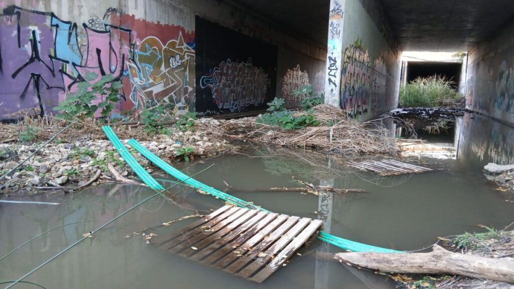 Espartales Unidos denuncia el abandono del Camarmilla tras la “limpieza intensiva” municipal y reclaman una “limpieza real” 1 residuos arroyo camarmilla
