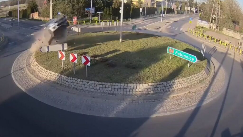 rotonda accidente