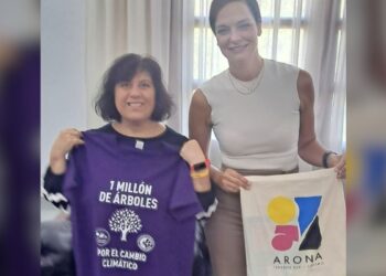 Soledad Jiménez visita Arona y sella la cooperación con Alcalá en la iniciativa Un Millón de Árboles