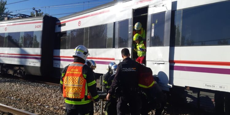tren cercanias descarrilado